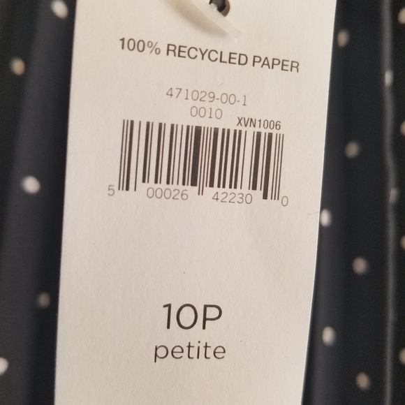 Pleated Polka Dot Midi Skirt - Picture 4 of 6